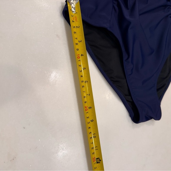 CUPSHE Women’s Blue One Piece Swimsuit Tummy Control NWT Size L - Picture 11 of 11